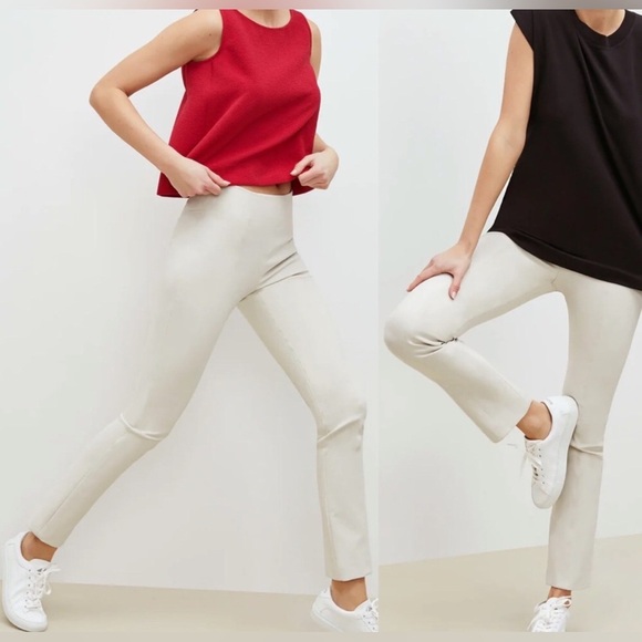 NWT MM Lafleur The Foster Pants 1.0 in Bone | 0 - Picture 2 of 16